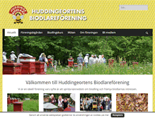 Tablet Screenshot of huddingebiodlare.se